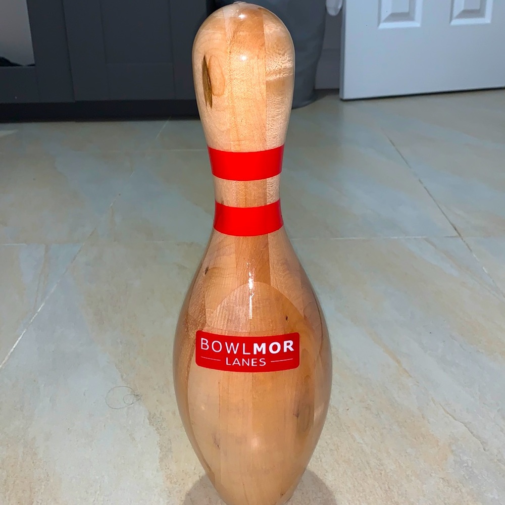 a bowling pin